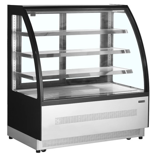 Витрина кондитерская TEFCOLD LPD1200C/BLACK черная/нерж