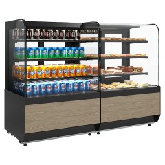 Витрина кондитерская Carboma K70 VV 0,9-1 Standard версия 2.0 (Techno 9005)