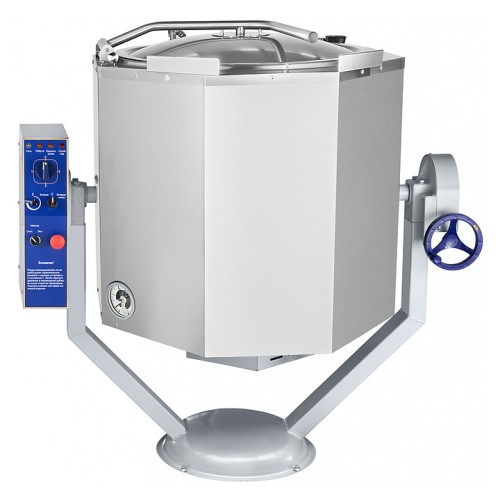 Котел пищеварочный электрический КПЭМ-160-ОМР со сливным краном 