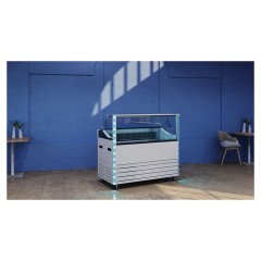 Витрина для мороженого Carboma Bliss IC72 SL 1,3-1 брендированная