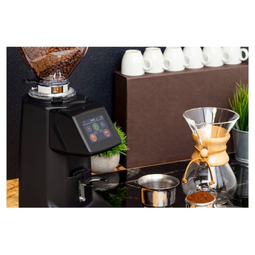 Кофемолка Quamar M80 Touch Plus с сенсорным дисплеем черная матовая