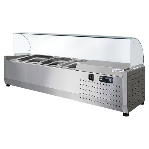 Витрина холодильная Finist ToppingBox НХВсм-2,5 с моллированным стеклом