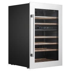 Винный шкаф Temptech Oslo OZ90DX двухзонный серебристый