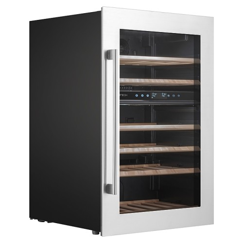 Винный шкаф Temptech Oslo OZ90DX двухзонный серебристый