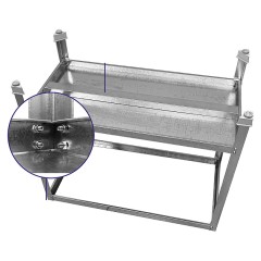 Стол производственный Abresto НСРБ-12070-УОПО