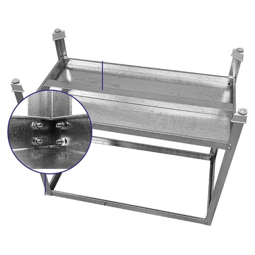 Стол производственный Abresto НСРБ-12070-УОПО