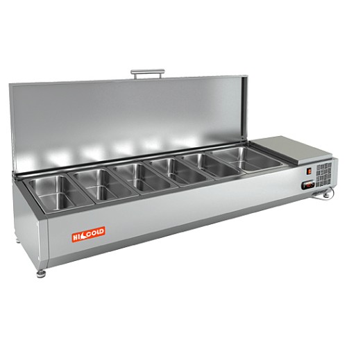 Витрина холодильная HICOLD VRTU 1485 к PZE3 (1/3)