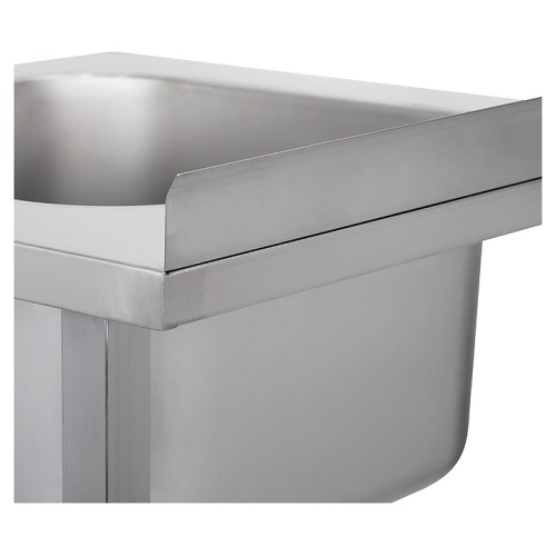 Ванна моечная Luxstahl ВМ3 18/6/8.5 (стл.430-0.8) без фартука