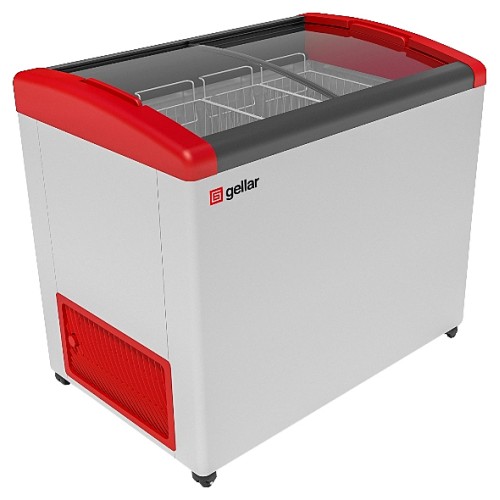 Ларь морозильный Frostor GELLAR FG 375 E красный (R290)