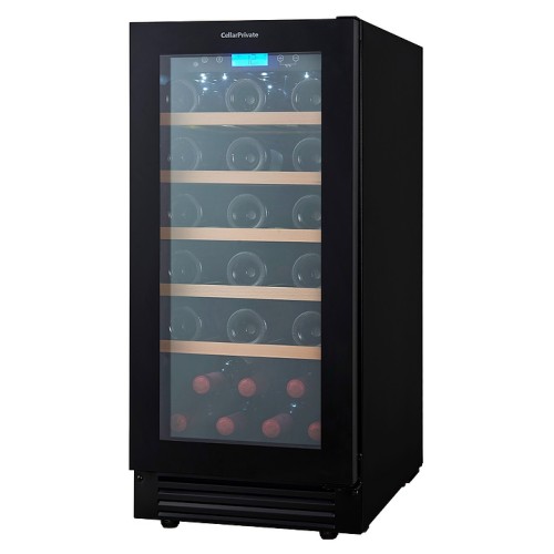 Винный шкаф Cellar Private CP032-1TBH черная дверь