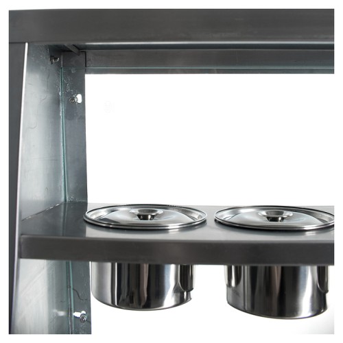 Фризер для жареного мороженого Foodatlas KCB-1Y (контейнеры, световой короб, стол для топпингов)