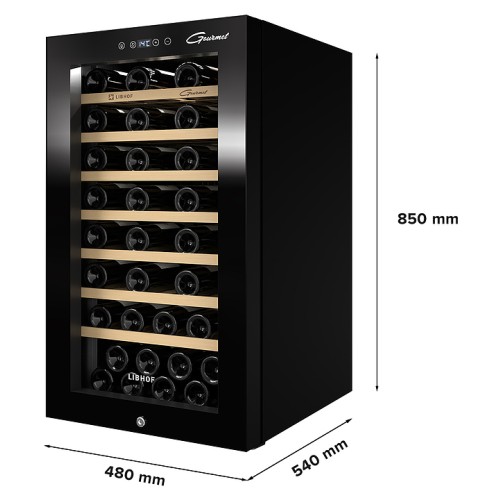 Винный шкаф Libhof Connoisseur CX-9 Black