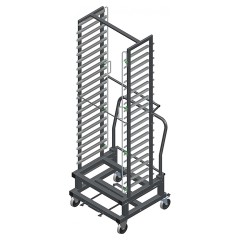Тележка-шпилька вкатная Abat ТДШ-40-1/1 для ШОК-40-01
