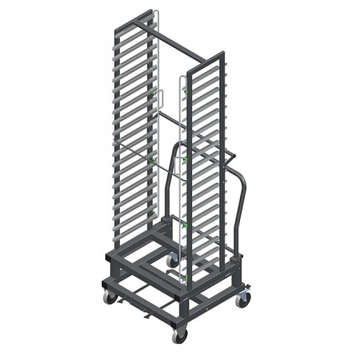 Тележка-шпилька вкатная Abat ТДШ-40-1/1 для ШОК-40-01