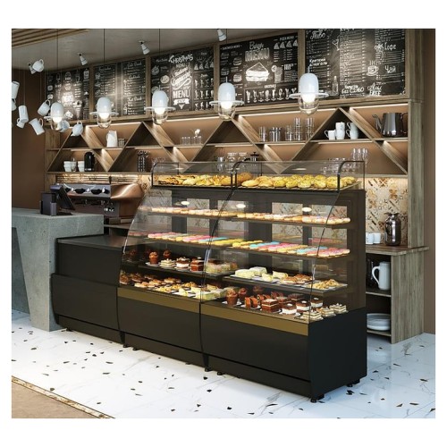 Витрина кондитерская Carboma K70 VM 0,9-1 Light версия 2.0 (Techno 9005)