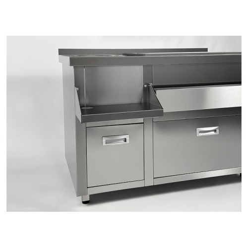 Барная станция Restoinox БСЗ1-12/6-01 без ящиков