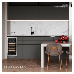 Винный шкаф Dunavox DAU-32.81SS