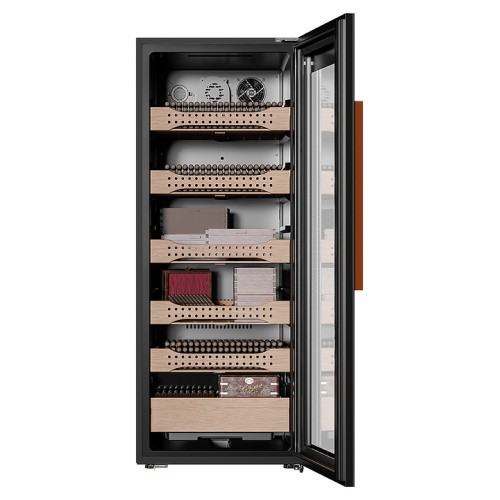 Шкаф для сигар MEYVEL MC-200BK (PRO)