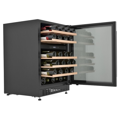 Винный шкаф Zugel ZCWI460DB черный