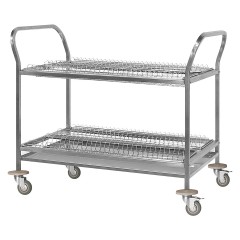 Тележка для сушки посуды Mecon Profi Inox ТДПп 900х600х860 мм 2 уровня