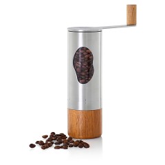 Кофемолка ручная Adhoc Mrs. Bean MC02, дерево акации / нерж. сталь