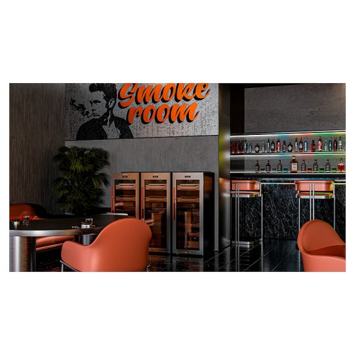 Шкаф для сигар MEYVEL MC-120BK (PRO)