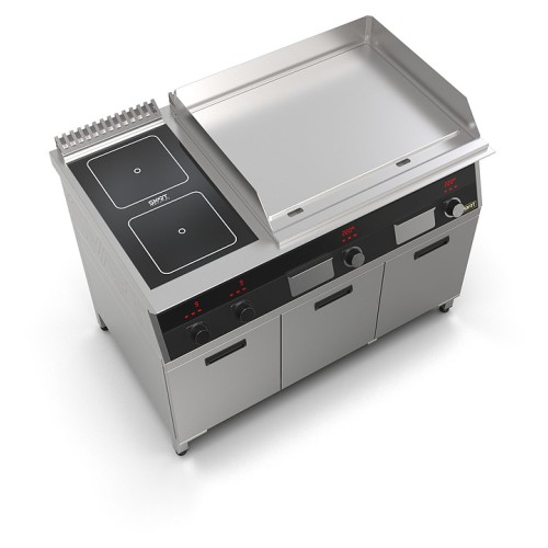Плита индукционная комбинированная SMART INDUCTION K96-5KPPB (с грилем)