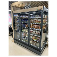 Горка холодильная ENTECO MASTER НЕМИГА П2 CUBE1 RD 375 ВС (выносной агрегат) пристенная