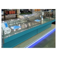 Витрина холодильно-морозильная CRYSPI Magnum Quadro SN 2500 Д (без фронтальной панели и боковин)