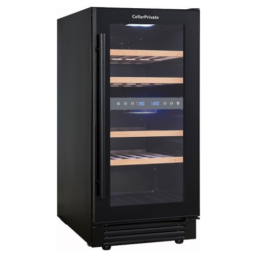 Винный шкаф Cellar Private CP027-2TB черная дверь
