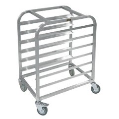 Тележка-шпилька для противней Luxstahl ТШГ-6 (600x400) нерж.