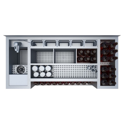 Станция коктейльная BARMADE 2020 (1500х700х900 мм) с ящиками