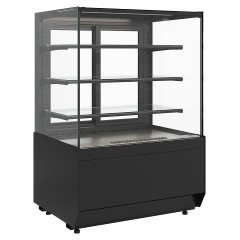 Витрина кондитерская Carboma KC70 VM 1,3-2 Standard версия 2.0 открытая (Techno 9005)