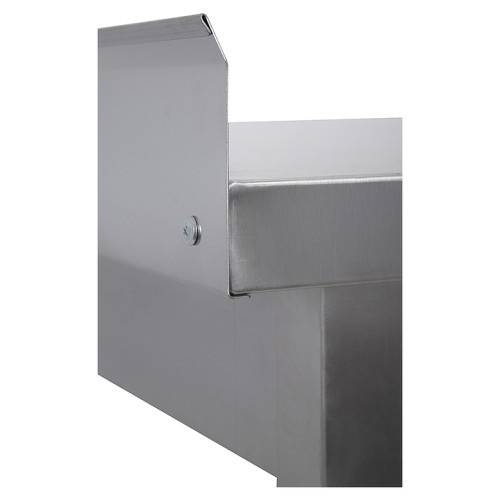 Стол производственный универсальный Luxstahl СПУ-9.5/7/8.5 со сплошной полкой (нерж. сталь)