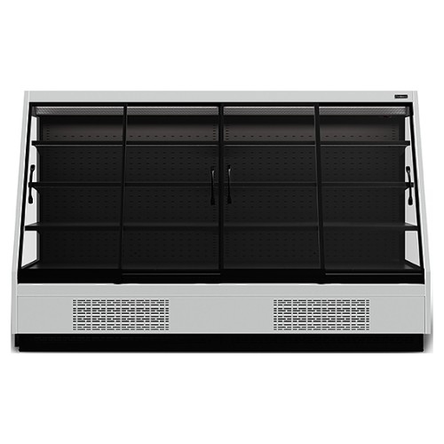 Горка холодильная Carboma F16-08 VV 2,5-1 0030 STANDARD фронт X1 версия 2.0 9006-9005