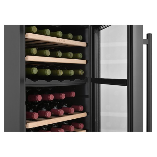 Винный шкаф Zugel ZCWF331DB черный