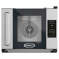 Печь конвекционная UNOX XEFR-04HS-ETLV Arianna петли справа без сливного отверстия