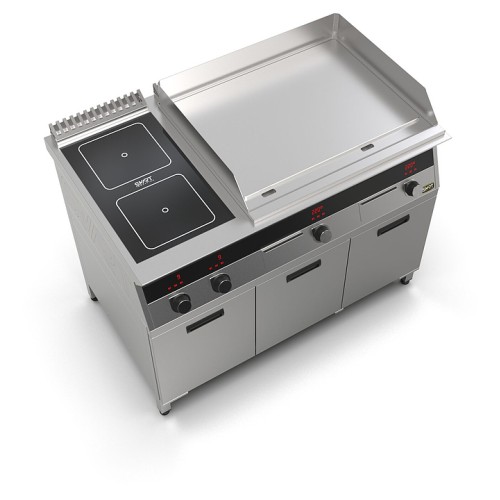 Плита индукционная комбинированная SMART INDUCTION K76-35KPPN (с грилем)