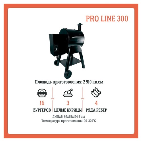 Гриль пеллетный Eger PRO Line 300