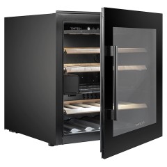 Винный шкаф Temptech Oslo OZ60DB двухзонный черный