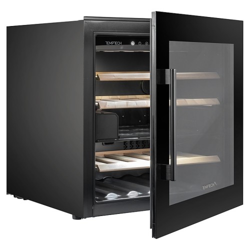Винный шкаф Temptech Oslo OZ60DB двухзонный черный