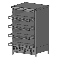 Печь хлебопекарная ЦМИ ХПЭЦ-4 пар