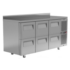 Стол холодильный POLAIR TM3GN-222-GС с бортом