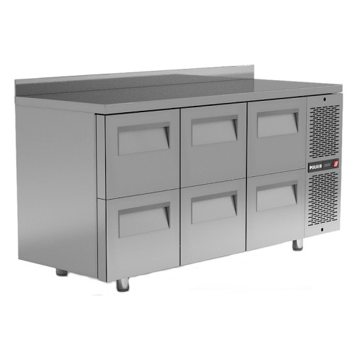 Стол холодильный POLAIR TM3GN-222-GС с бортом