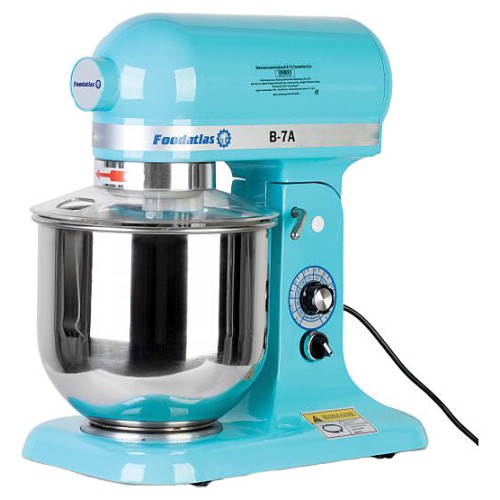 Миксер планетарный Foodatlas B-7A Eco бирюзовый