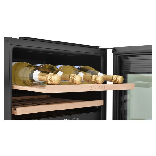 Винный шкаф Zugel ZCWI360DB черный