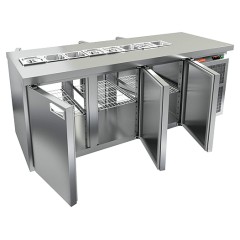 Стол для салатов сквозной HICOLD SL2T-111/SN (1/6) без крышки