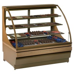 Витрина нейтральная Viessmann (Norpe) SAGA EA-45-W дуб (угловая)