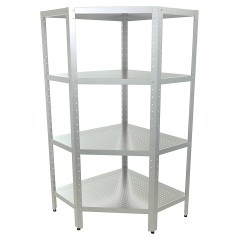 СТЕЛЛАЖ ПЕРФОРИРОВАННЫЙ УГЛОВОЙ КОБОР СКПУ-3/3-100/100