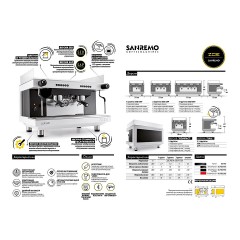 Кофемашина Sanremo Zoe Kompact SED +TVC 2 гр. автомат, черная